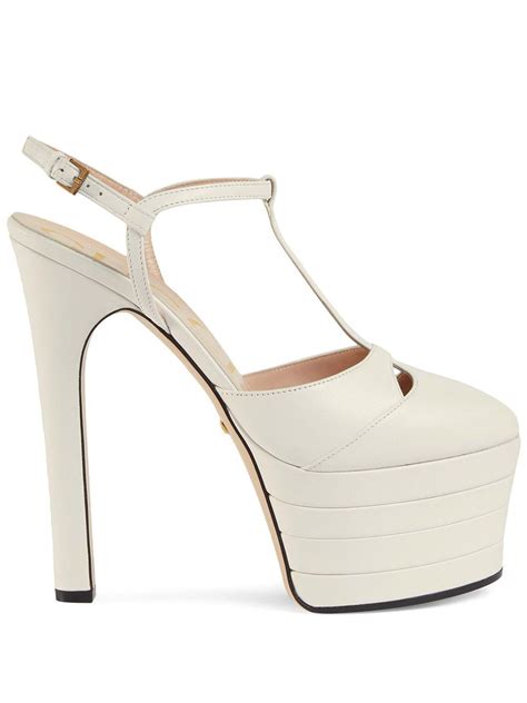 gucci t strap platform heels